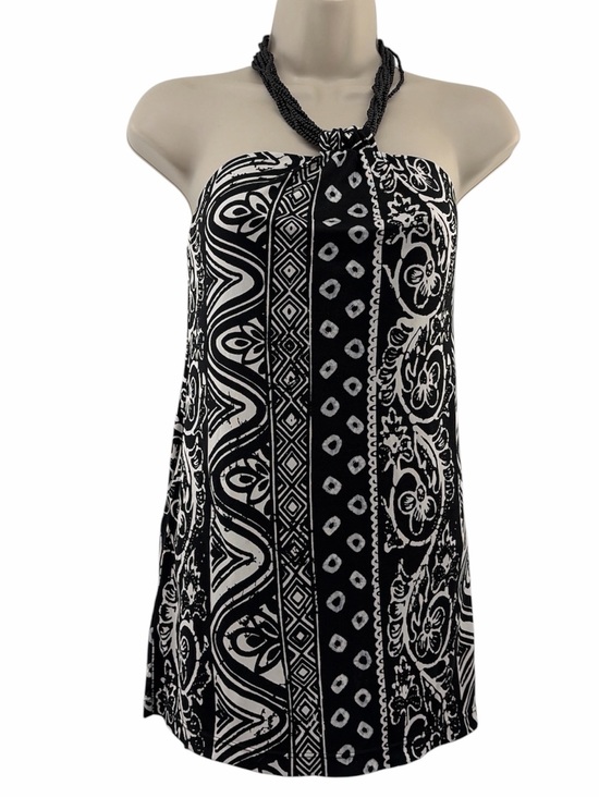 White House Black Market Tops - White House Black Market Women's Halter with Braided Necklaces Tie Blouse Top